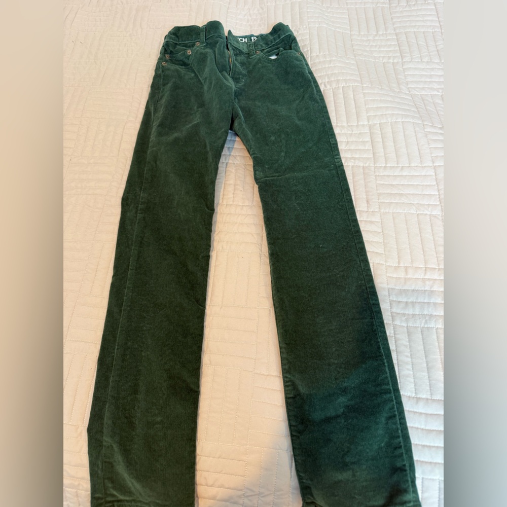 Crewcuts Green Corduroy Kids Pants